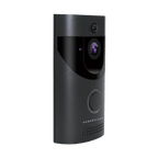 Powerology video doorbell mounted beside door