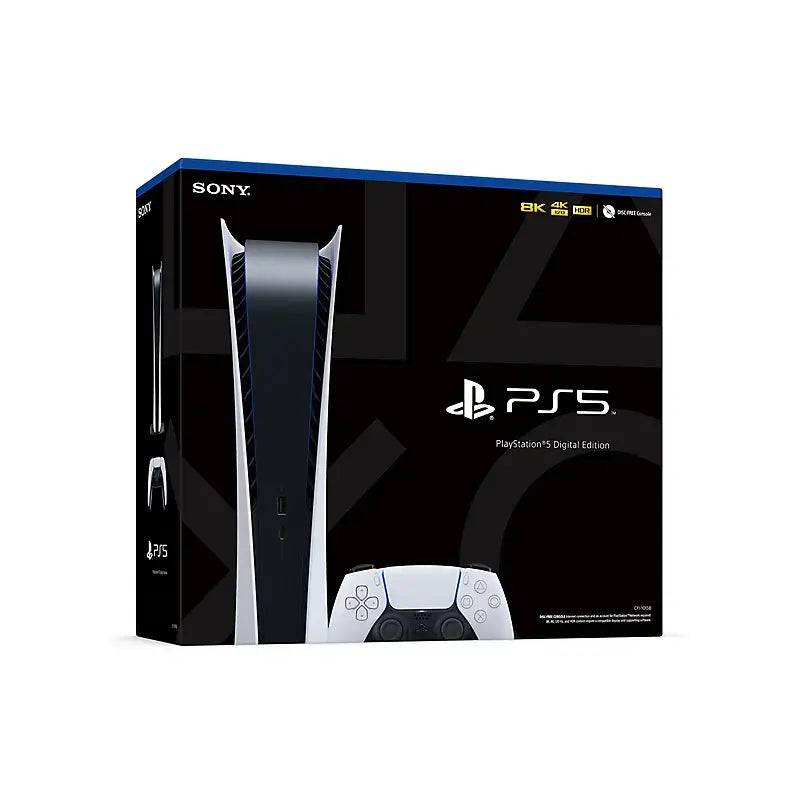 PS5 Digital Edition console with controller