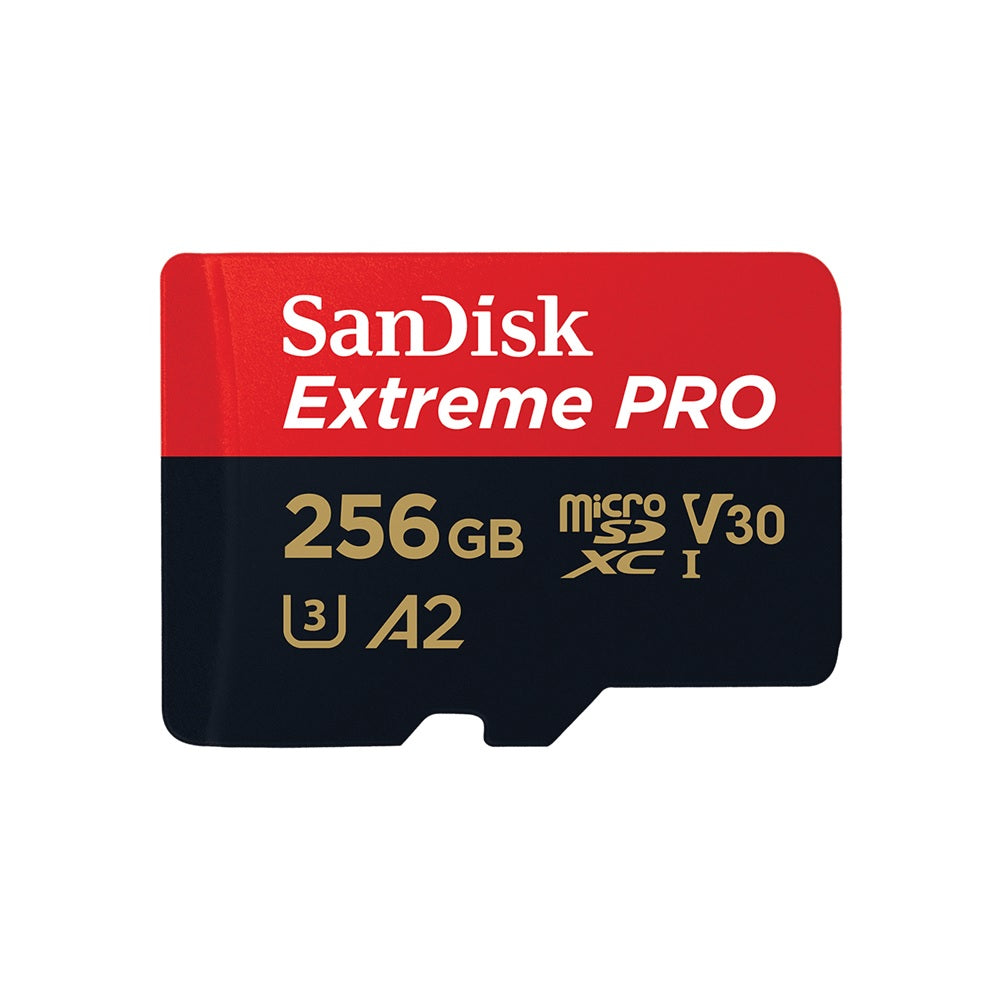 SanDisk Extreme PRO microSDXC 256GB card, up to 200MB/s, A2 U3 V30 4K