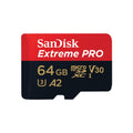 SanDisk Extreme PRO microSDXC 64GB card with SD adapter, up to 200MB/s, A2 U3 V30 4K