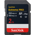 SanDisk Extreme PRO SDXC 2TB UHS-I memory card, up to 250MB/s, U3 V30 4K UHD