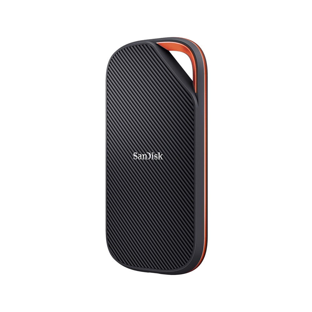 SanDisk Extreme PRO USB4 Portable SSD 2TB angled view