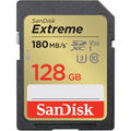 SanDisk Extreme SDXC 128GB UHS-I memory card, up to 180MB/s, U3 V30 4K UHD