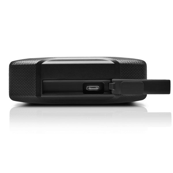 SanDisk G-DRIVE ArmorATD 4TB angled view