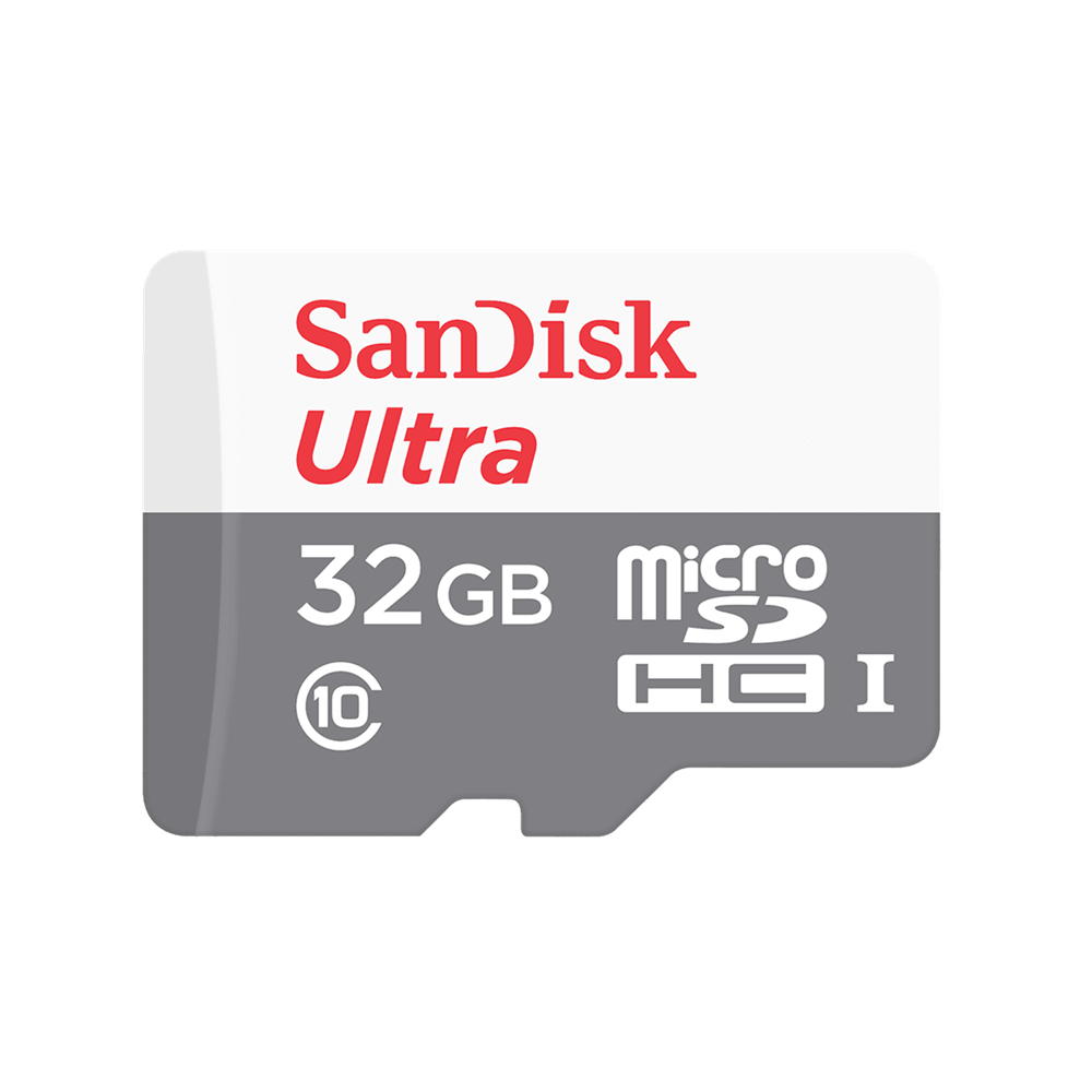 SanDisk Ultra microSDHC 32GB memory card with SD adapter, up to 100MB/s