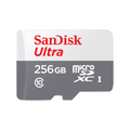 SanDisk Ultra microSDXC 256GB memory card with SD adapter, up to 100MB/s