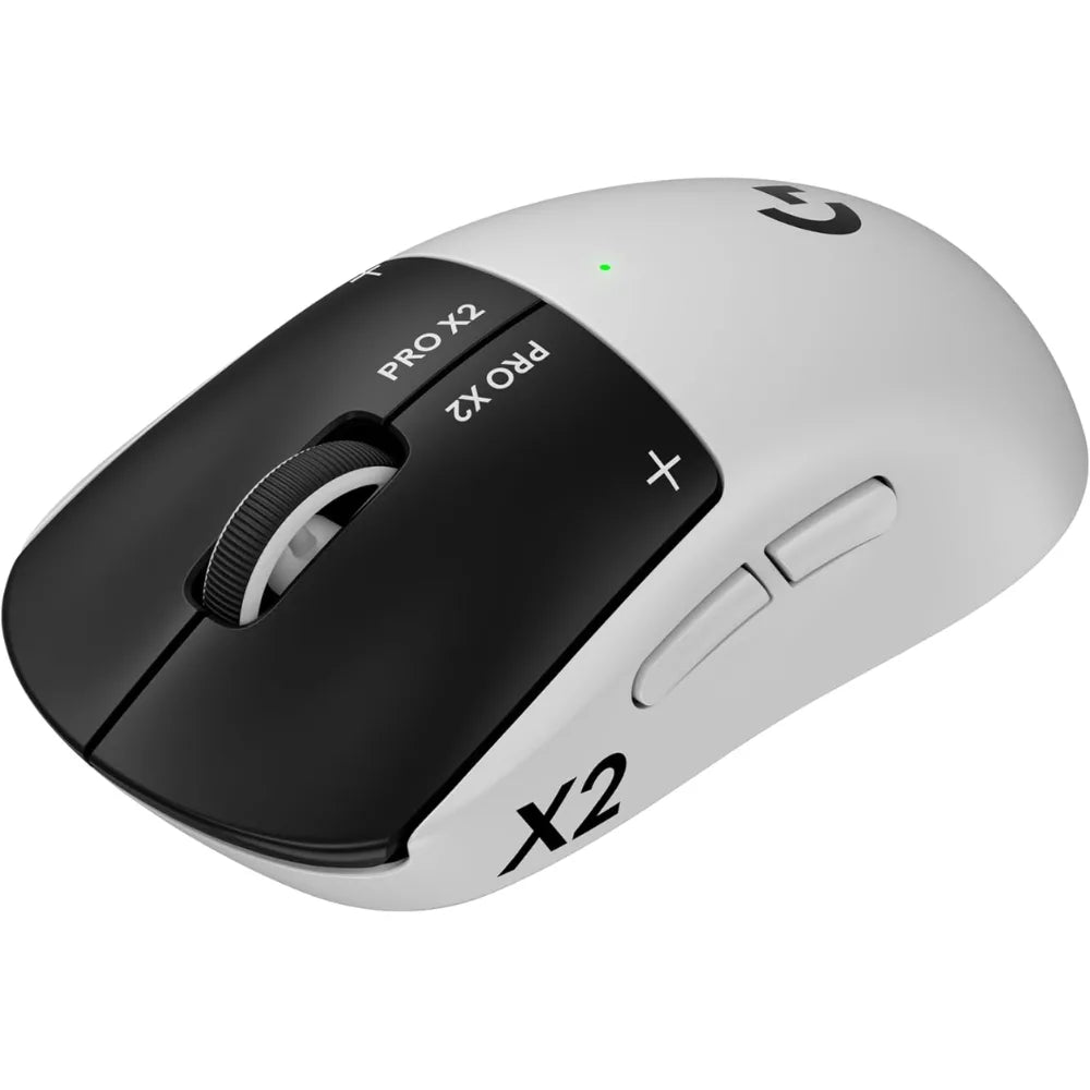 Logitech PRO X2 SUPERSTRIKE LIGHTSPEED Wireless Gaming Mouse, Lunar Eclipse