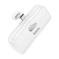 Hoco J116 portable USB-C power bank 5000mAh white front view Kuwait