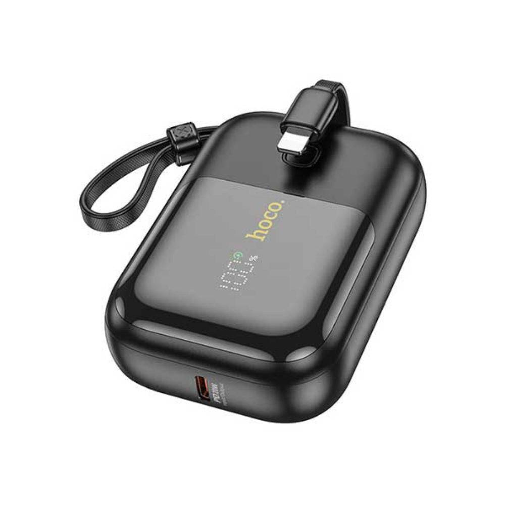 Hoco Q20 10000mAh power bank with digital display front view Kuwait
