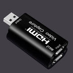 USB 2.0 HDMI capture card connected to console