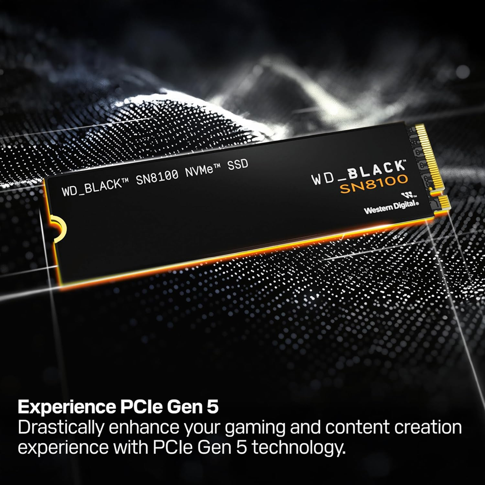WD Black SN8100 2TB SSD Gen 5 packaging