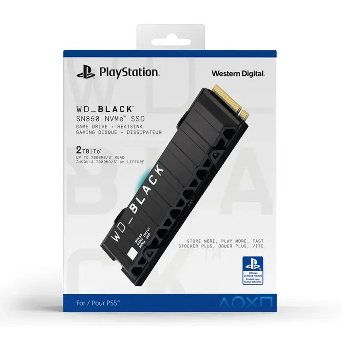 WD Black SN850P 1TB SSD in PS5