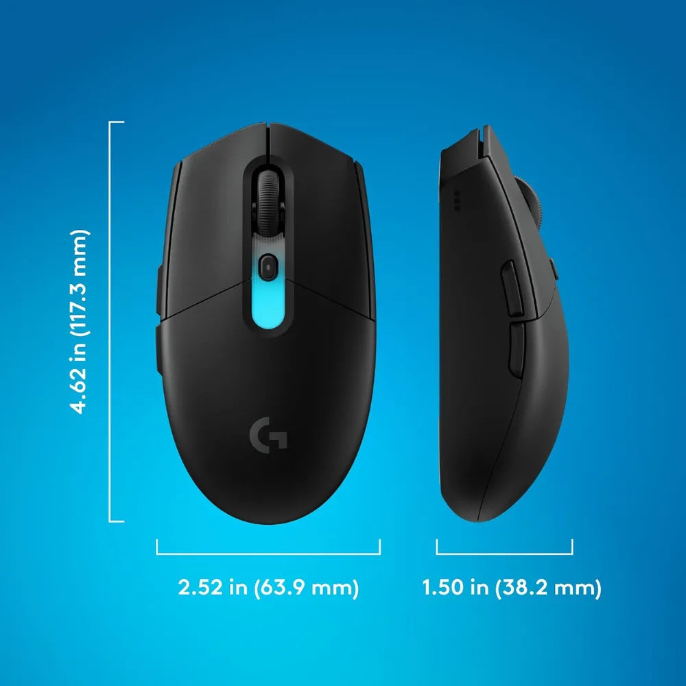 Logitech G305 X Superlight LightSpeed Wireless Gaming Mouse, Black