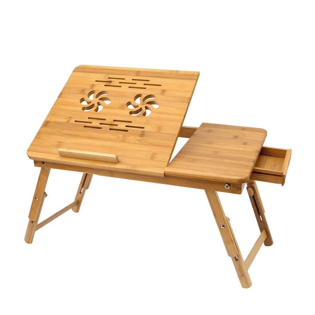 Wooden laptop table with cooling fan Kuwait