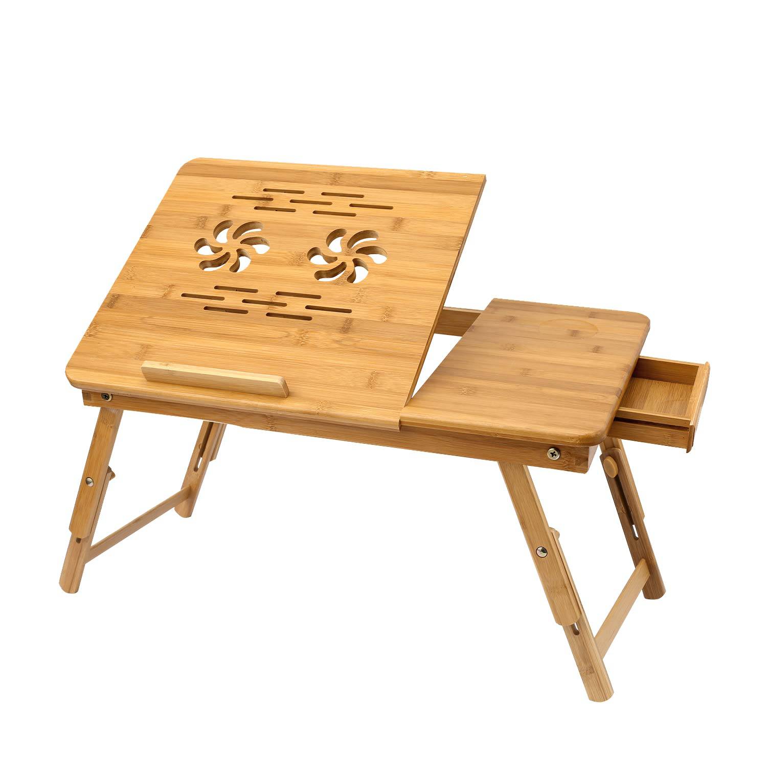 Wooden laptop table with cooling fan Kuwait
