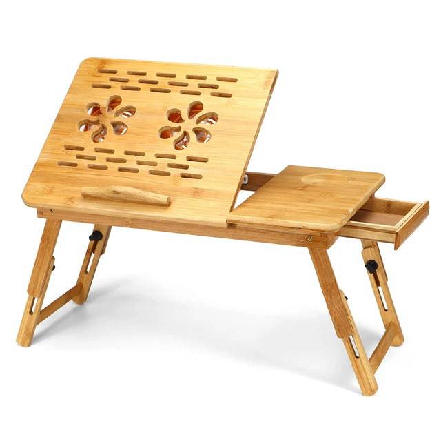 Wooden laptop table folding legs Kuwait